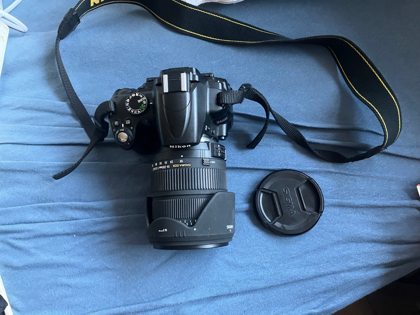 Nikon D5000 met Sigma 18-200mm OS lens, Gebruikt, Spiegelreflex, Beeldstabilisatie, Ophalen of Verzenden