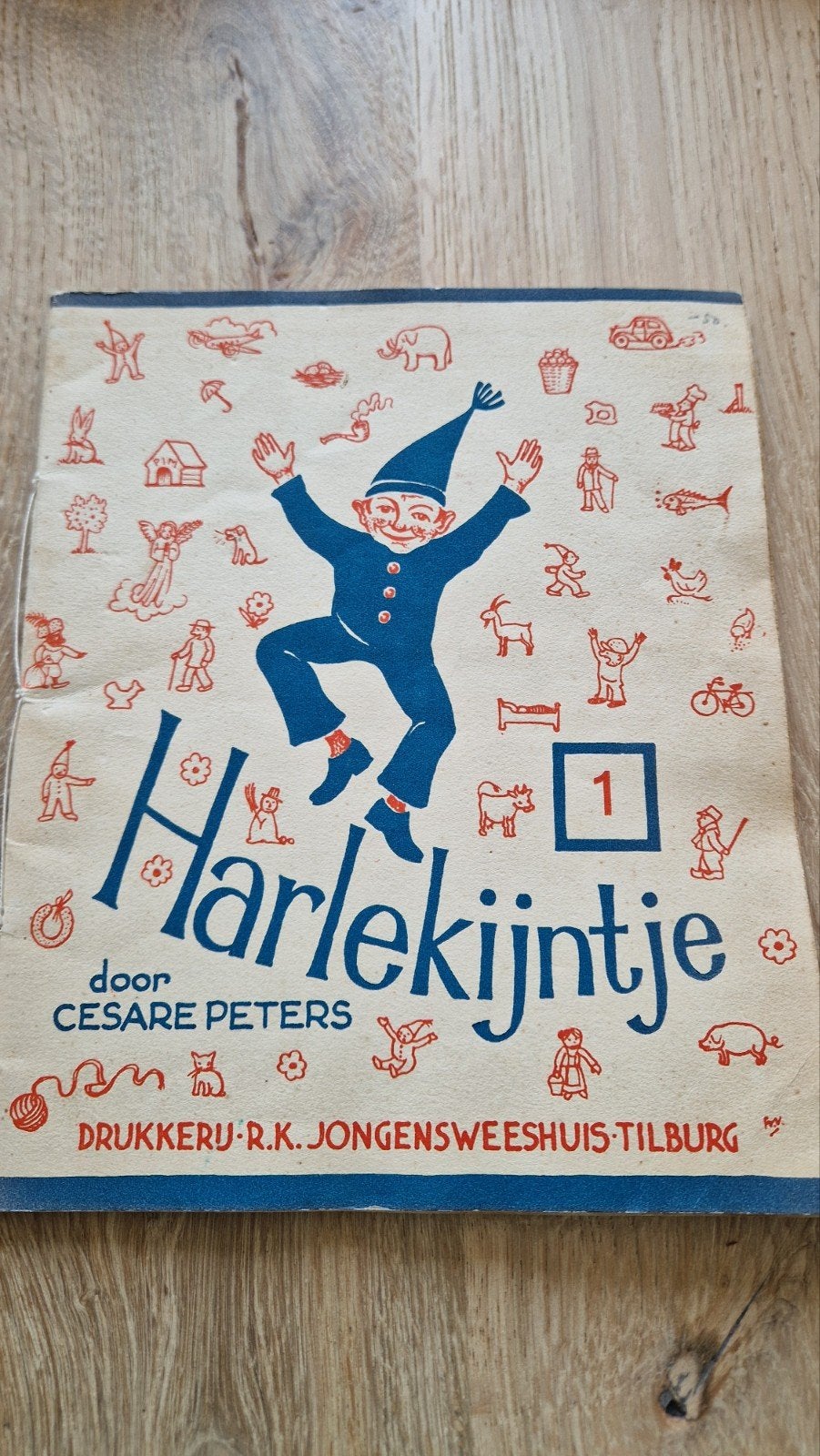 Harlekijntje door Cesare Peters - Vintage Kinderboekje, Boeken, Ophalen
