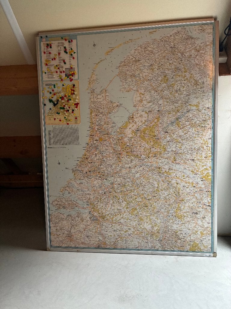 landkaart nederland, Ophalen, 1800 tot 2000, Nederland, Landkaart