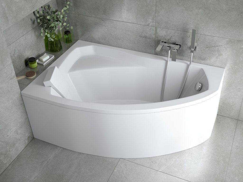 HOEKBAD 130x85 cm asymmetrisch incl poten, Ophalen, Nieuw
