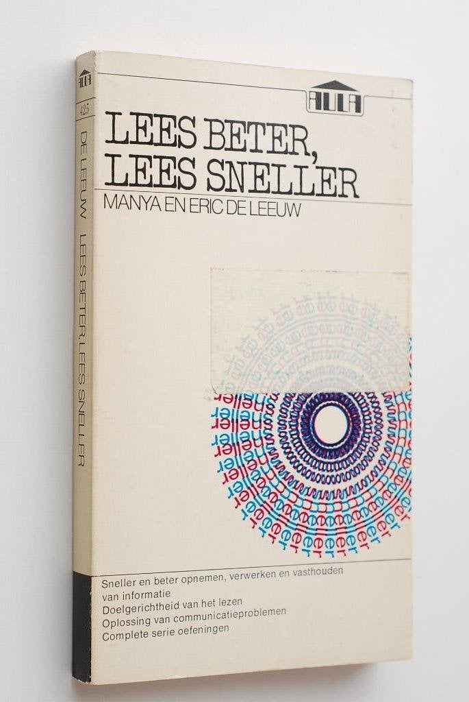 Lees Beter, Lees Sneller (AULA Het Spectrum, 1973), Verzenden, Zo goed als nieuw, Alpha, Manya en Eric de Leeuw