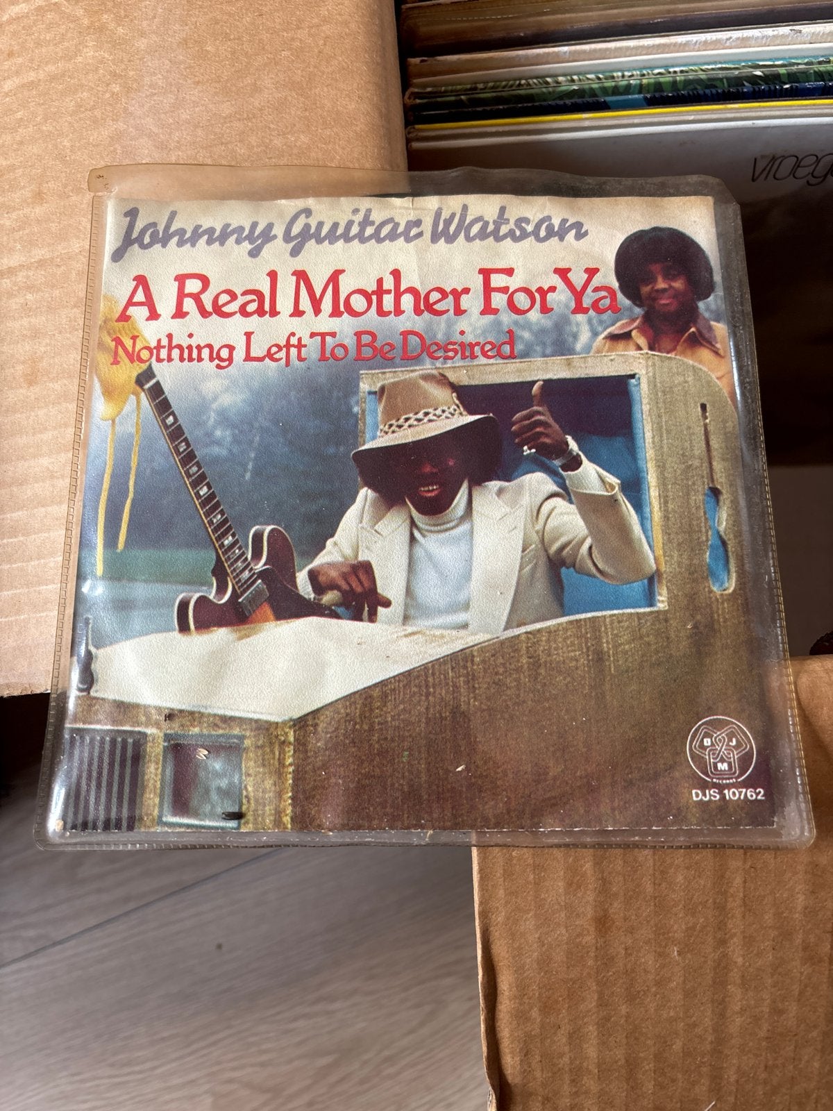 Johnny Guitar Watson - A Real Mother For Ya (Single), Gebruikt, Originele persing, 7 inch, Ophalen of Verzenden