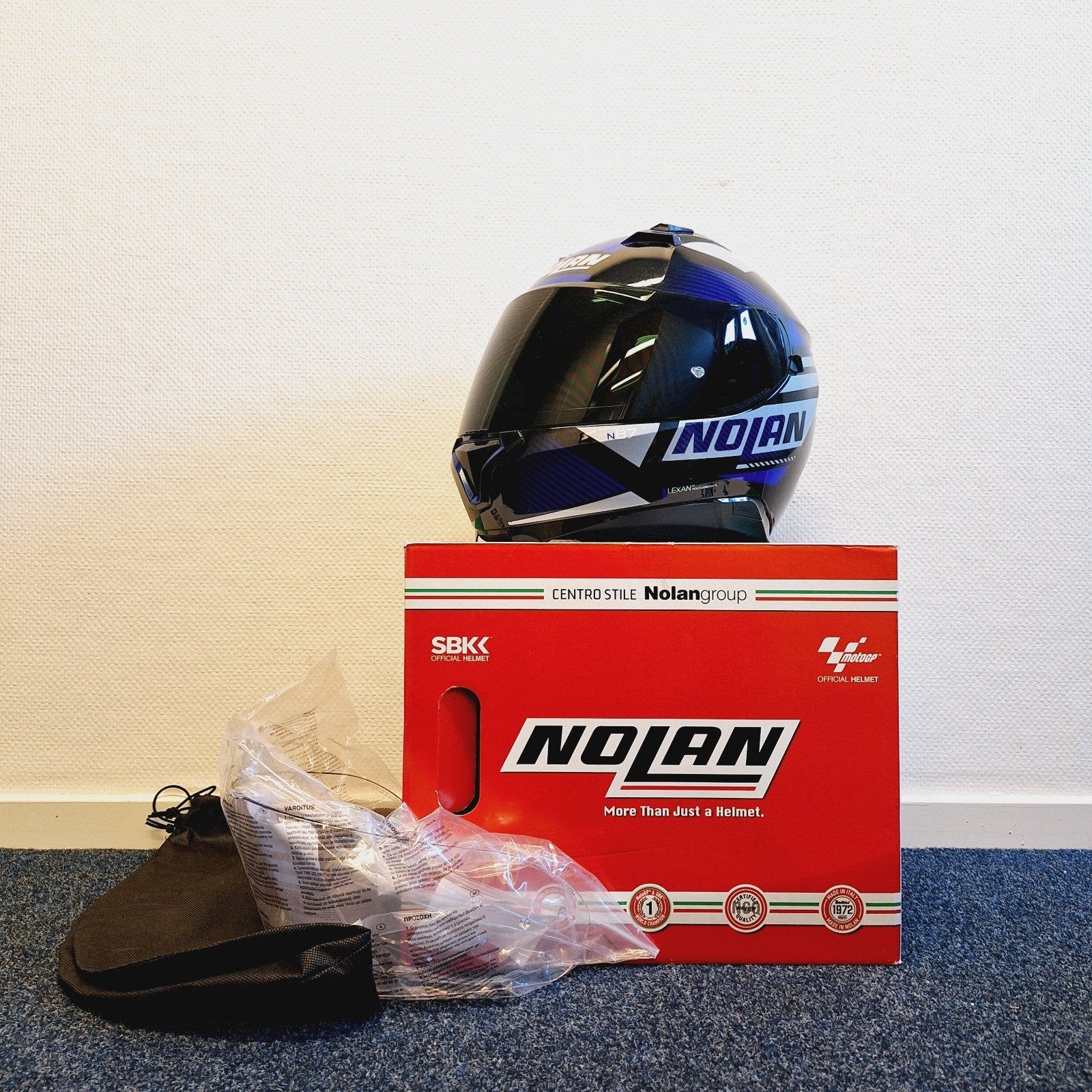 Nolan N87 Jolt N-Com | Motorhelm | Maat S | + Accessoires, Motoren, Kinderen, Ophalen of Verzenden, Integraalhelm, .