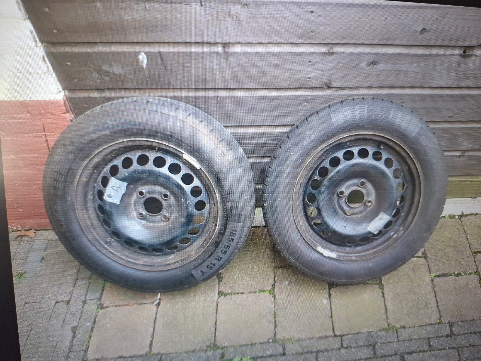 2 velgen met banden gratis ophalen, Auto-onderdelen, Ophalen, Gebruikt