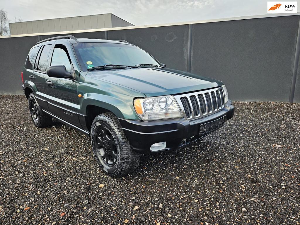 Jeep Grand Cherokee 4.0i LAREDO AUTOM. € 2950 NETTO EXPORT, Auto's, Jeep, Automaat, Gebruikt, Zwart, 190 pk