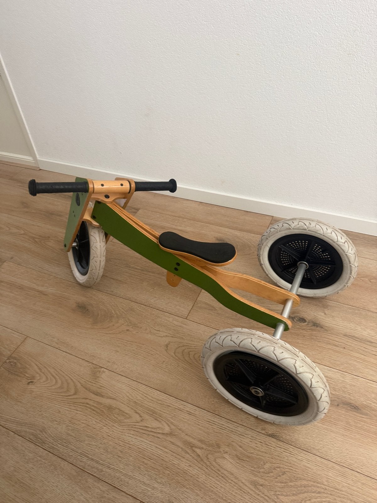 Wishbone 3-in-1 loopfiets - Groen, Ophalen of Verzenden, Gebruikt, Loopfiets