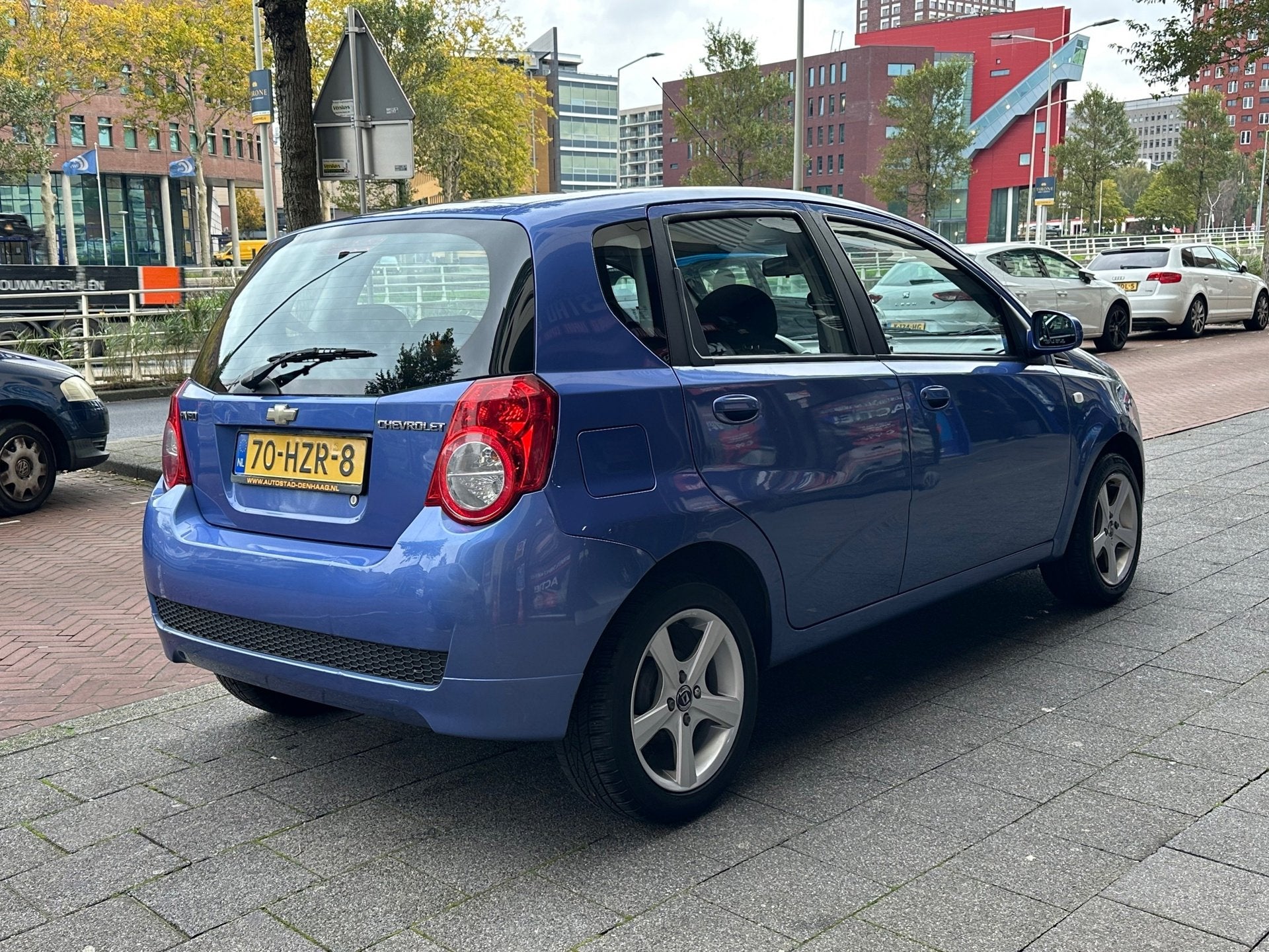 Chevrolet Aveo 1.4 16V LS 5 Deurs Airco, Auto's, Voorwielaandrijving, Aveo, Verwarmde buitenspiegels, Origineel Nederlands