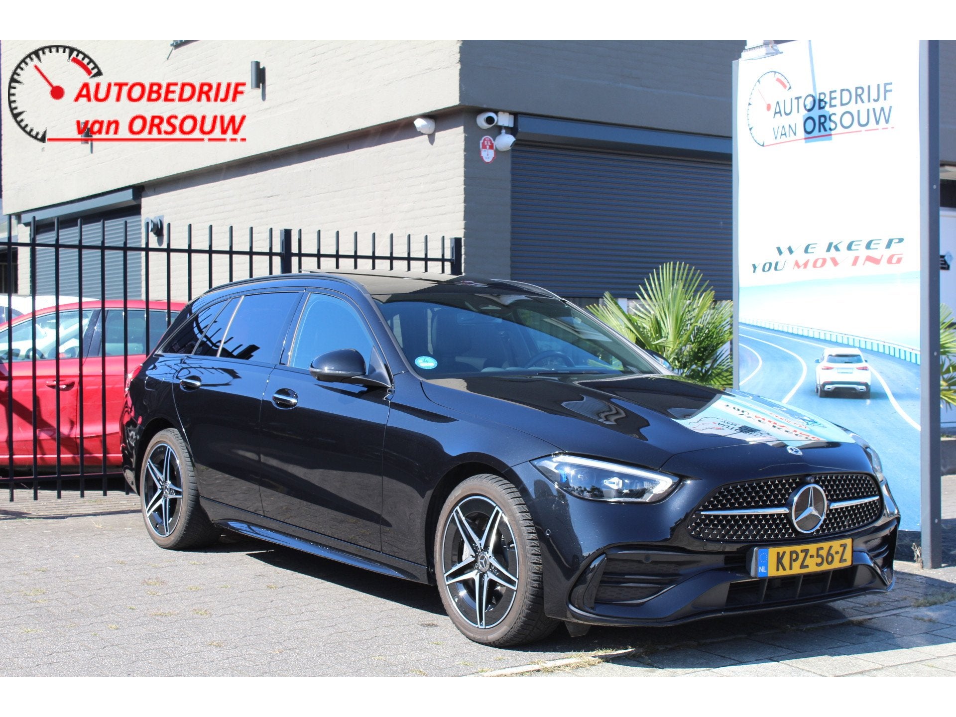 Mercedes-Benz C-Klasse 300 e AMG Line Panorama Digi-led Memo, Auto's, Automaat, Dealer onderhouden, Achterwielaandrijving, 4 cilinders