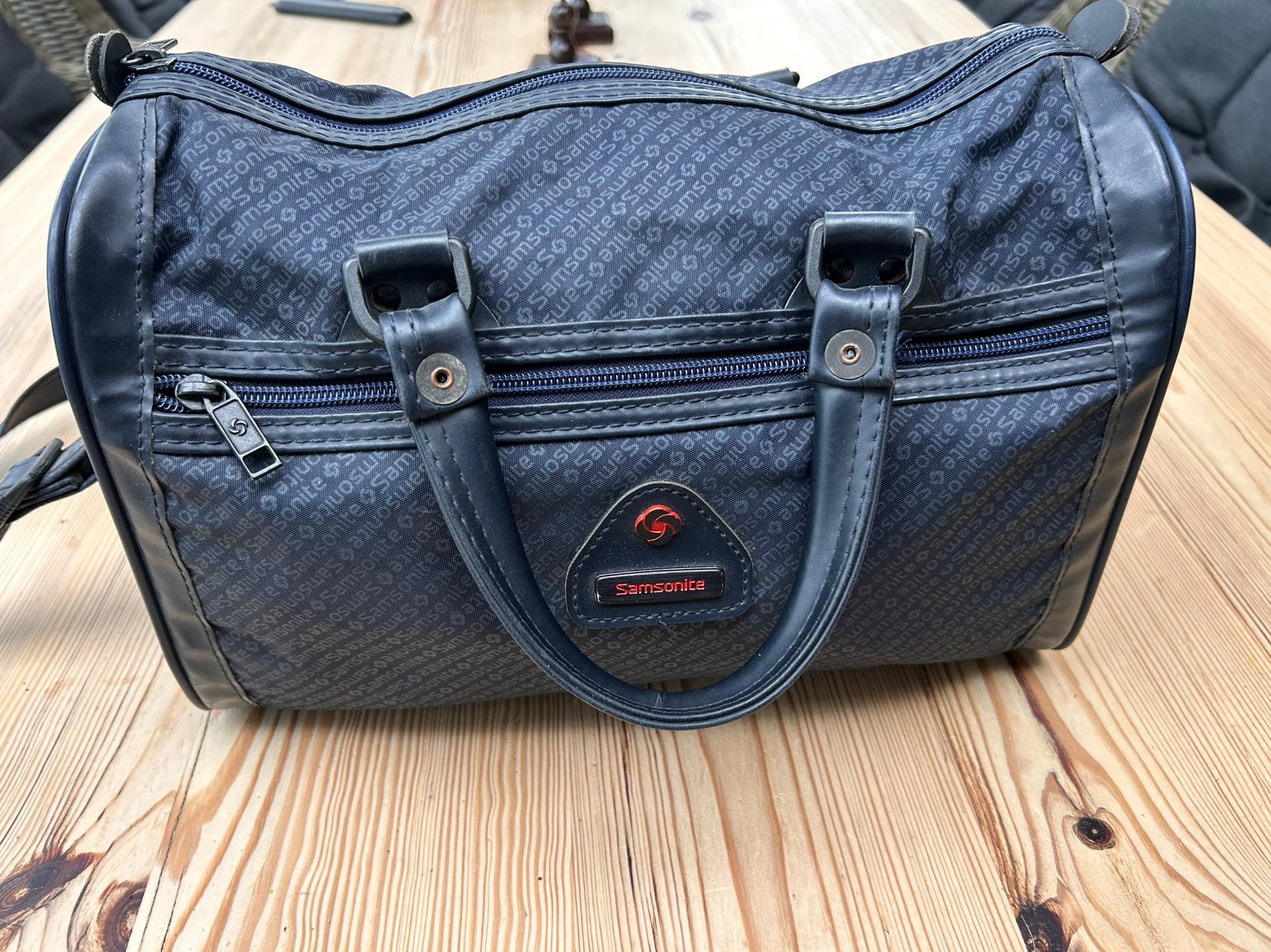 Samsonite kleine tas, Sieraden, Tassen en Uiterlijk, Tassen | Reistassen en Weekendtassen, Gebruikt, Blauw, Minder dan 40 cm, Minder dan 35 cm