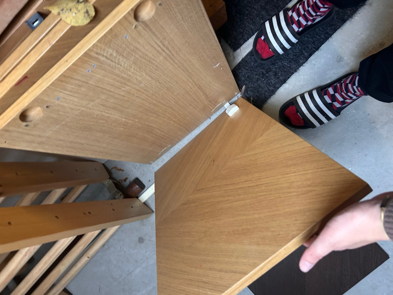 IKEA Hedeviken Kastdeur - Eikenfineer, Ophalen, Gebruikt