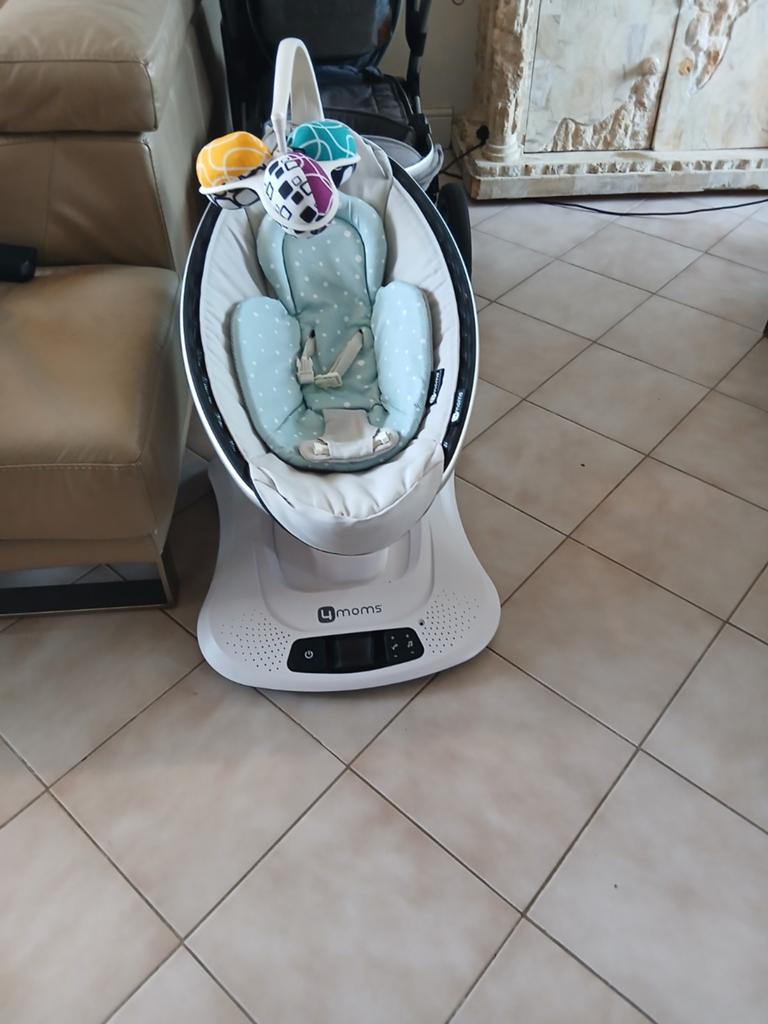 4moms mamaRoo 4.0 Schommelstoel/Wipstoel, Ophalen, Zo goed als nieuw, Verstelbaar