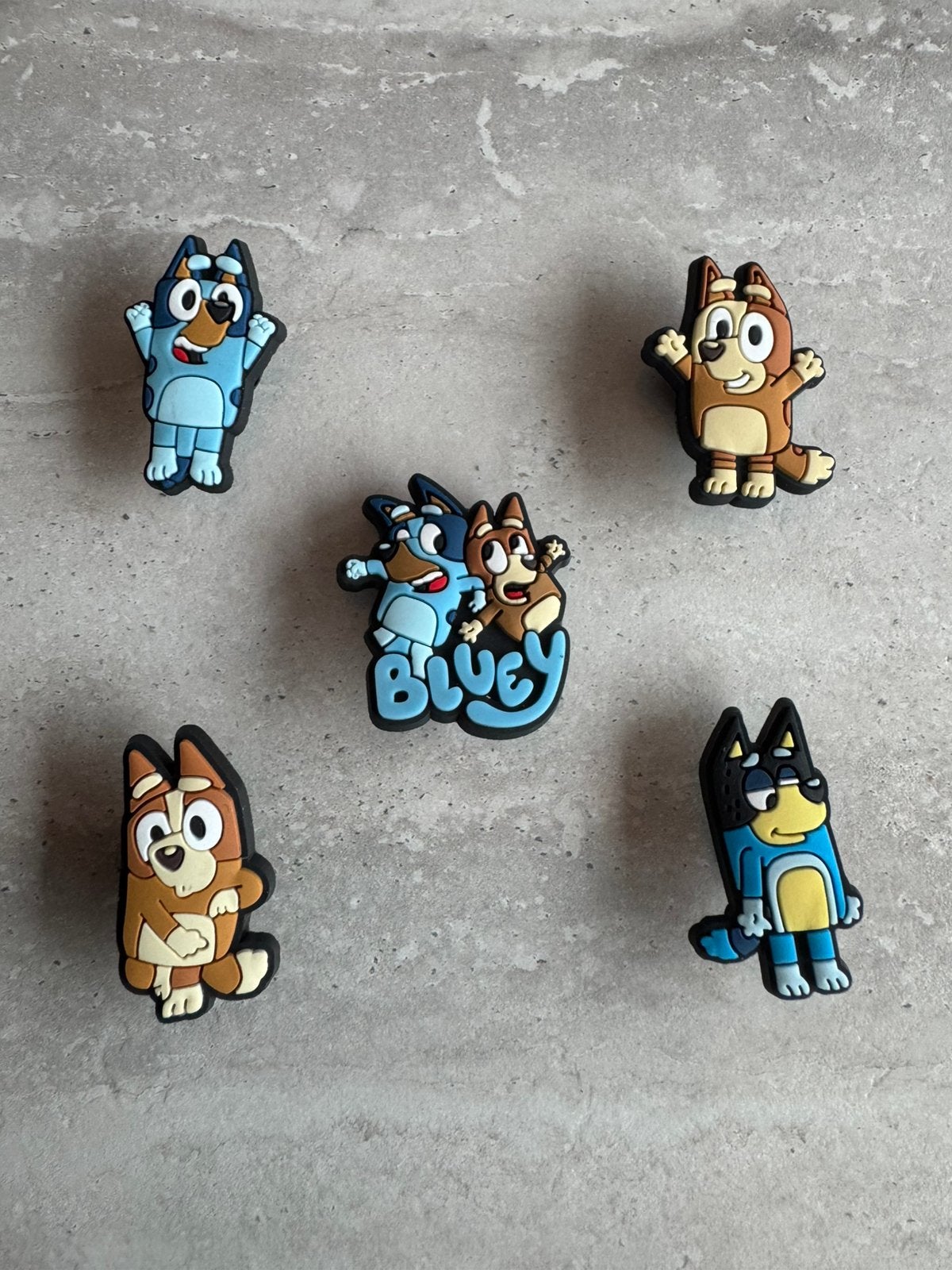 Bluey crocs charms/jibbitz, Ophalen of Verzenden, Zo goed als nieuw, Overige materialen, Overige merken