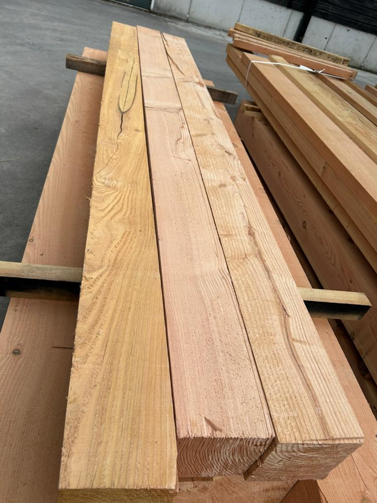 Douglas palen 15x15cm 250cm lang balken 150x150mm 2e keus, Tuin en Terras, Palen, Balken en Planken, Ophalen, Zo goed als nieuw