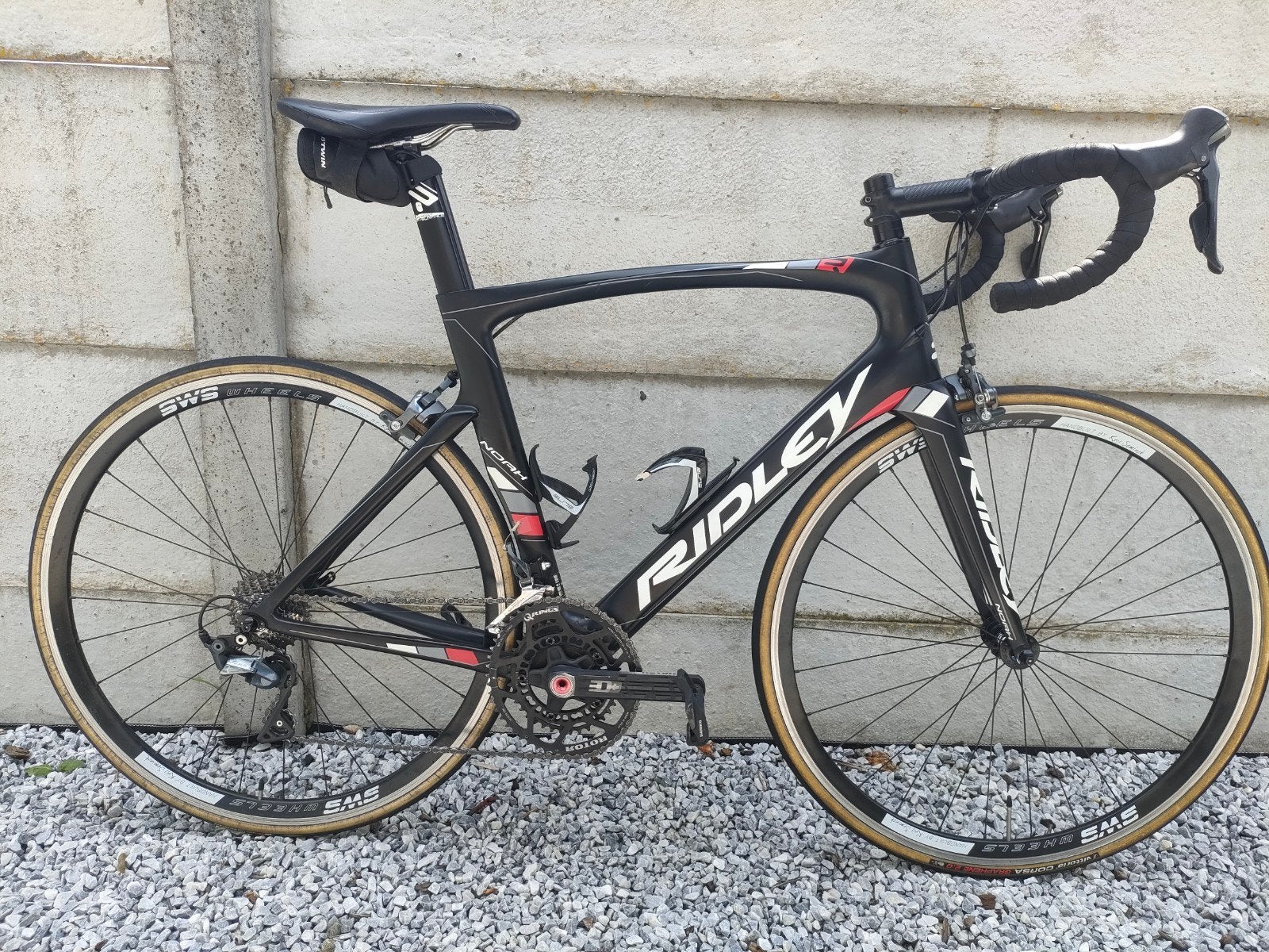 Ridley Noah Ultegra 2017 + Garmin, 28 inch, Carbon, Zo goed als nieuw, Meer dan 20 versnellingen