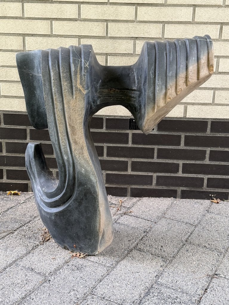 Groot abstract tuinbeeld – walvisstaart / visstaart, Ophalen, Gebruikt