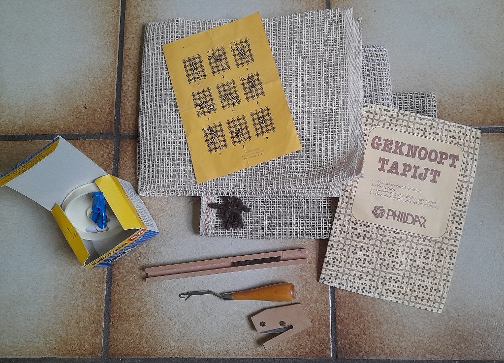 Materiaal voor Smyrna knopen, Verzenden, Gebruikt, Handborduren, Onderdeel of Toebehoren