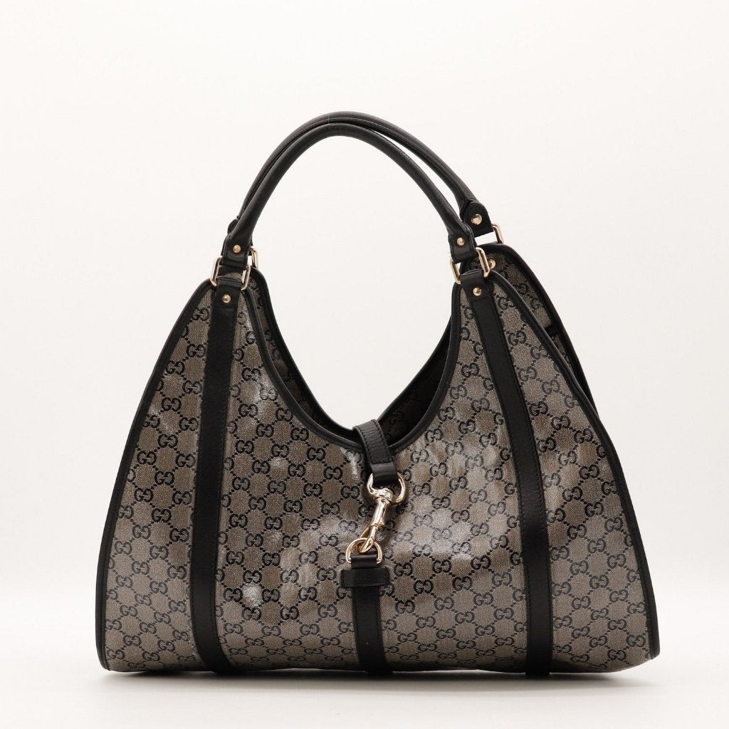 Gucci Crystal hobotas, Verzenden, Gebruikt, Zwart, Overige typen