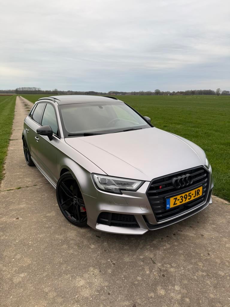 Audi A3 S3 Tfsi 300pk Quattro S Tronic 2019 Zwart, Automaat, S3, Zwart, 4 cilinders