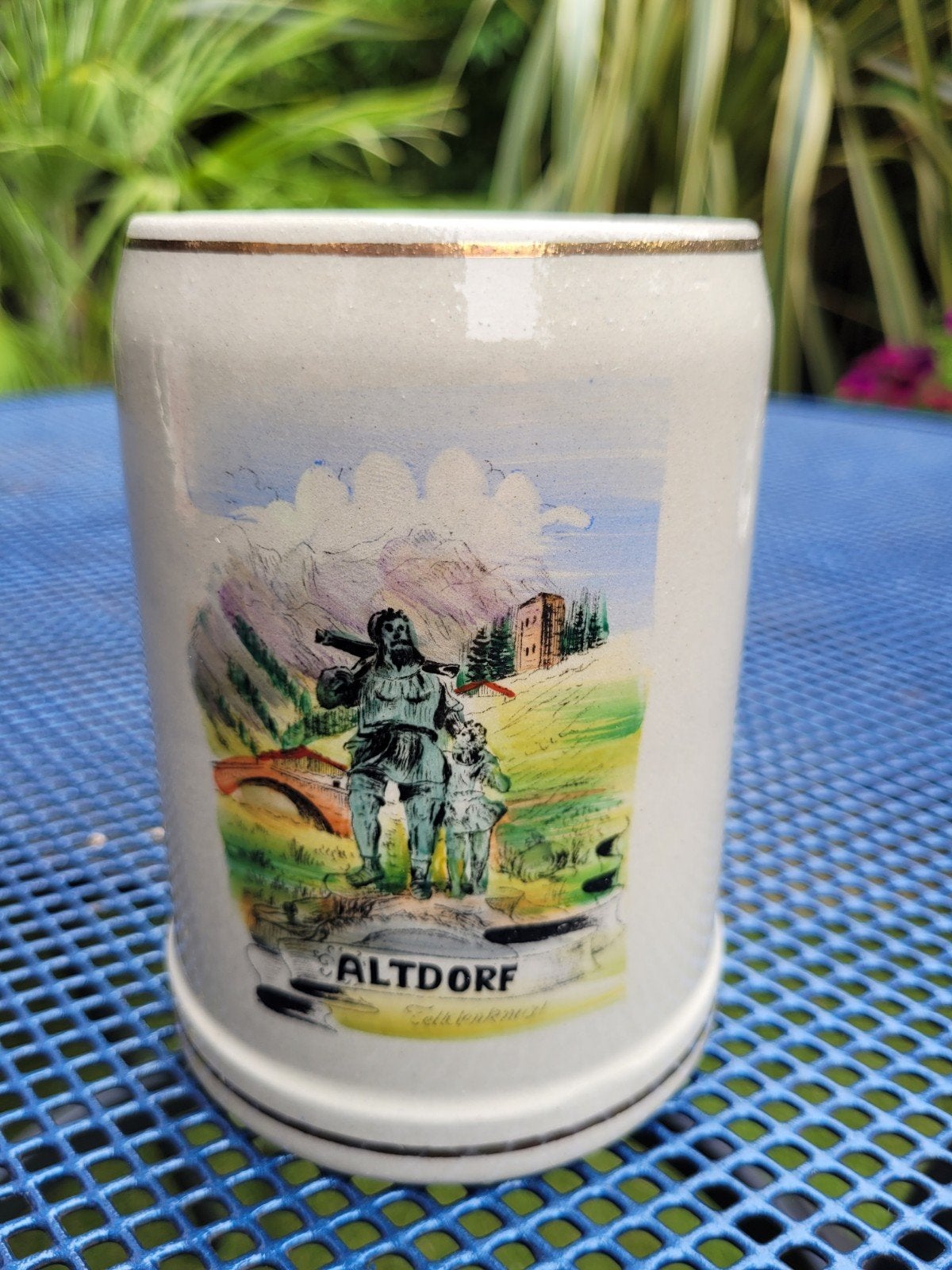 Vintage Altdorf Bierpul - 0.5L Keramiek, Ophalen