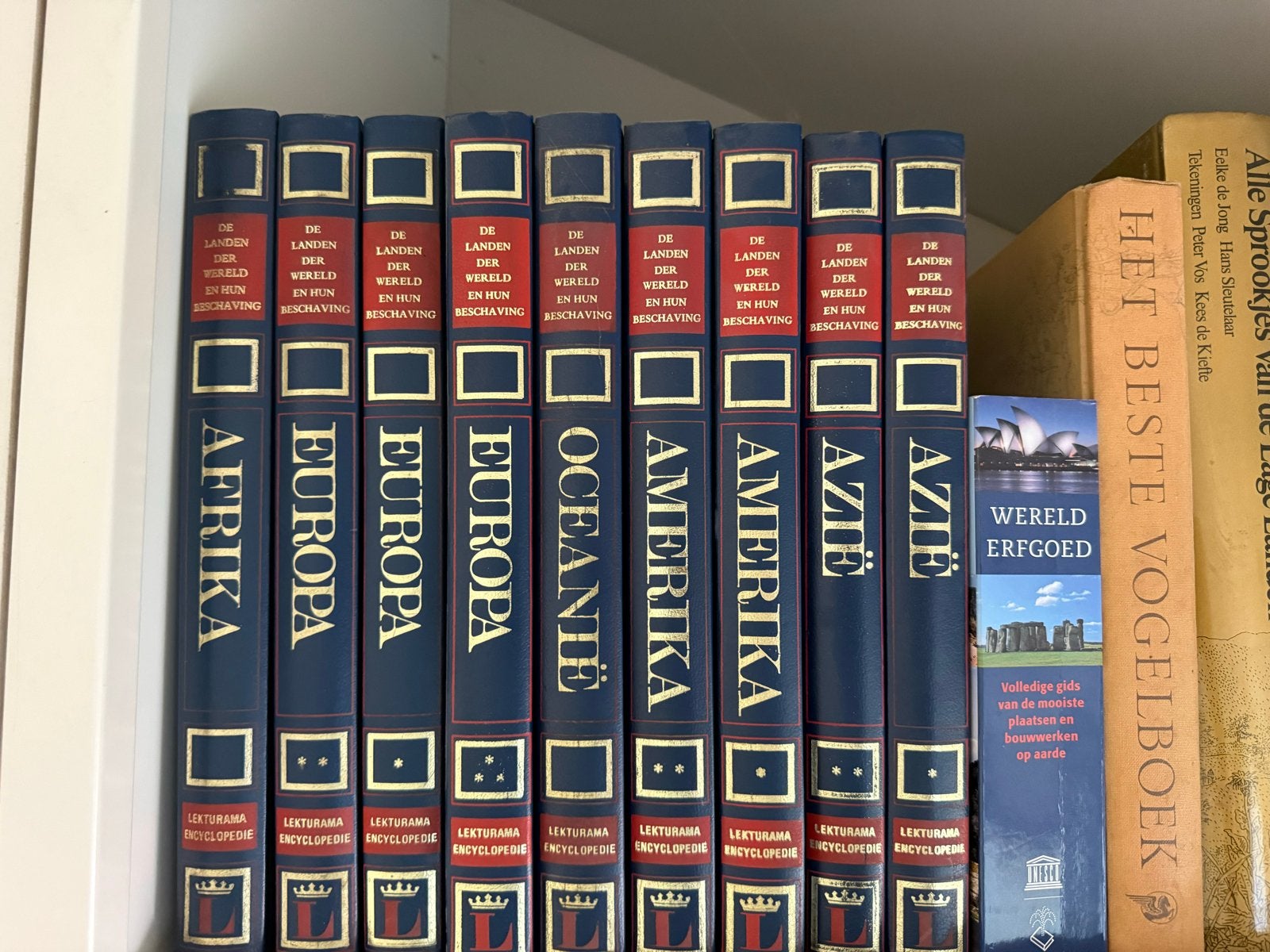 9-delige Lekturama Encyclopedie – Landen der Wereld, Boeken, Ophalen of Verzenden