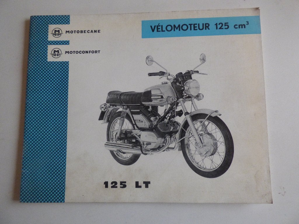 MOTOBECANE MOTOCONFORT TYPE 125 LT ONDERDELENLIJST, Ophalen of Verzenden, Overige merken