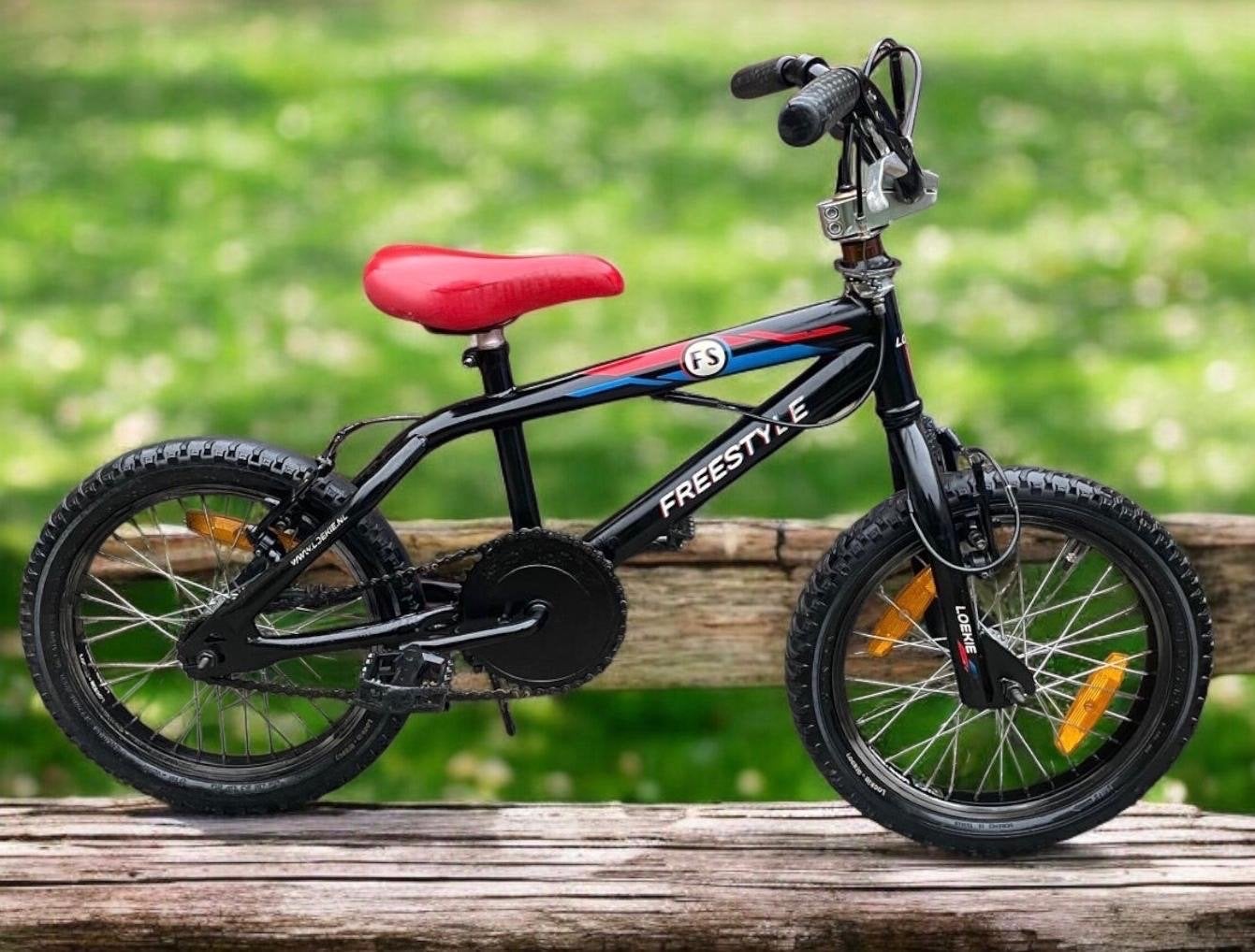 Loekie 16 inch BMX crossfiets - Nette staat, 360 graden, 16 tot 20 inch, Stuur 360° draaibaar, Ophalen of Verzenden, Zo goed als nieuw