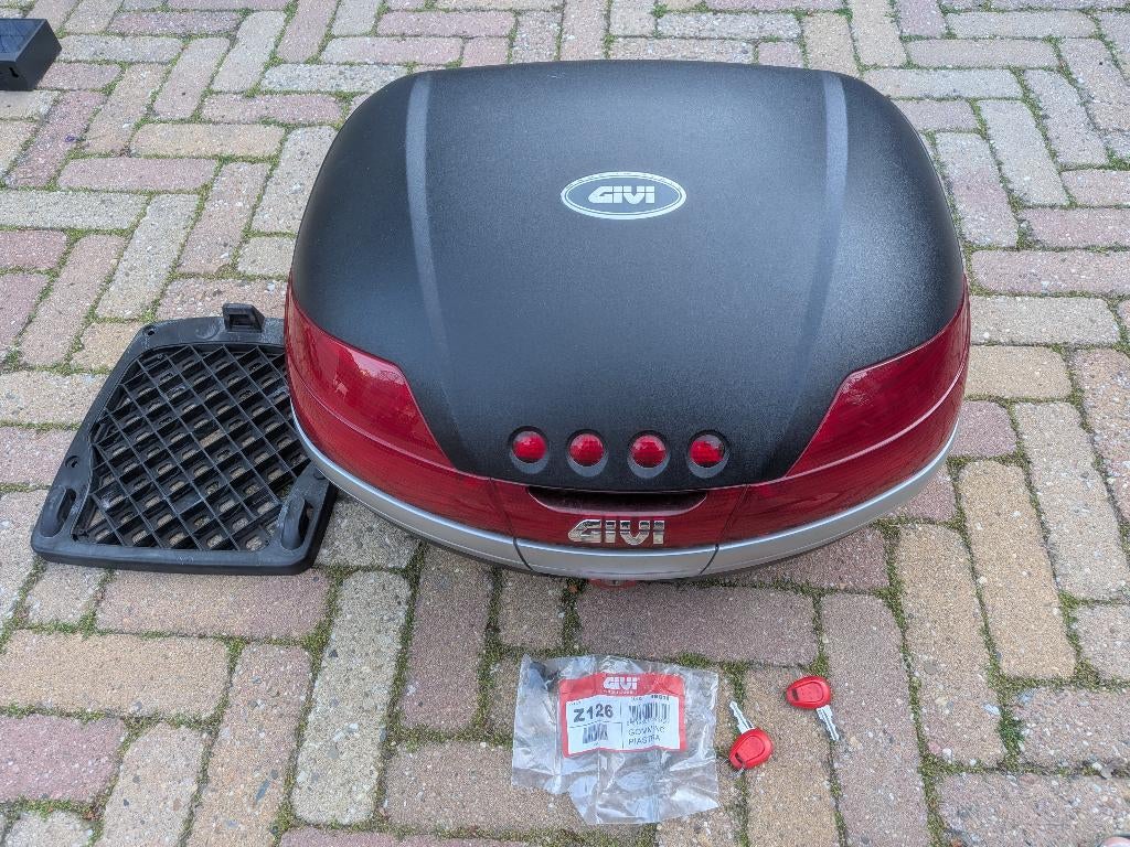 GIVI Monokey Topkoffer (47L) incl. montageplaat & 2 Sleutels, Ophalen, Gebruikt
