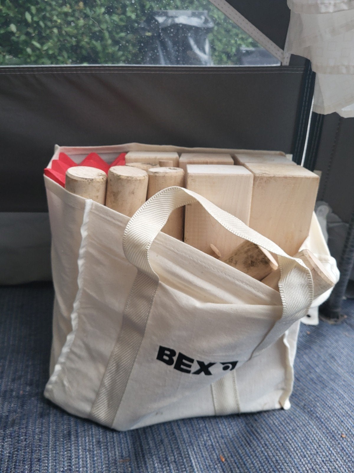 Kubb spel - BEX - Compleet in draagtas, Ophalen