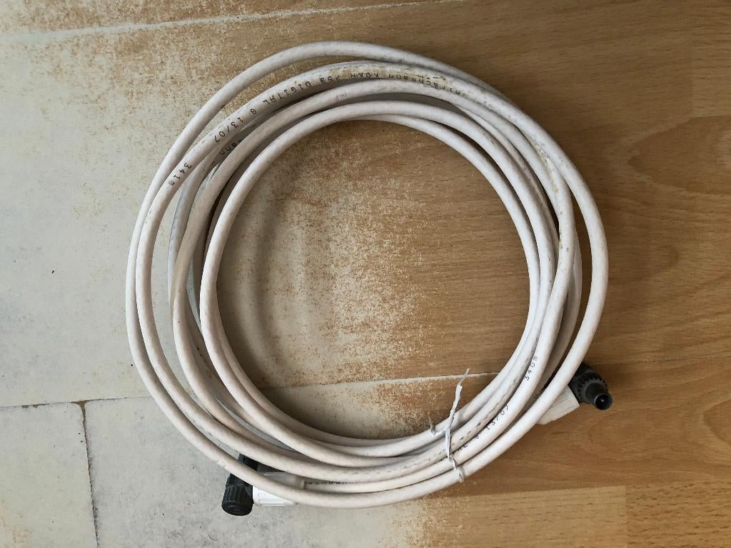 Hirschmann KOKA 799 COAX-kabel multimedia 5m, Ophalen of Verzenden, Zo goed als nieuw, 5 tot 10 meter, Coaxiale kabel