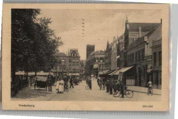 Utrecht Vredenburg  st 1917 Prachtkaart G.M. Bazar Utrecht