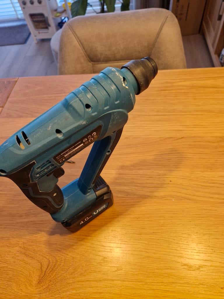VONROC Accu Boorhamer en decoupeerzaag  20V, Boor- en/of Breekhamer, Ophalen of Verzenden, Zo goed als nieuw, Minder dan 400 watt