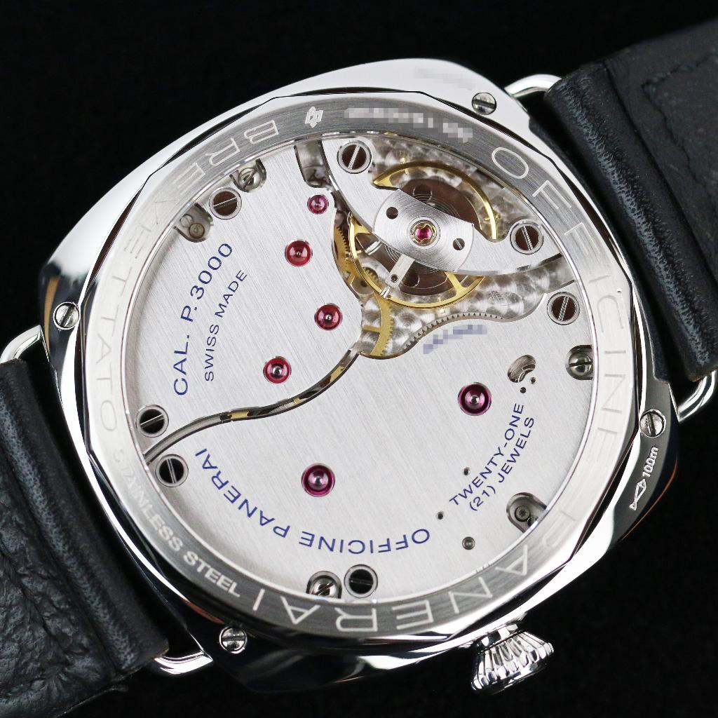 Panerai Radiomir S.L.C. PAM425 47 (Zeer goed/ 2014), Overige merken, Leer, Staal, Polshorloge