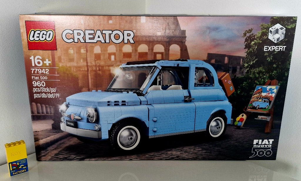 Lego 77942 Fiat 500 Blue Edition (zeldzaam), Lego, Nieuw, Ophalen of Verzenden, Icons