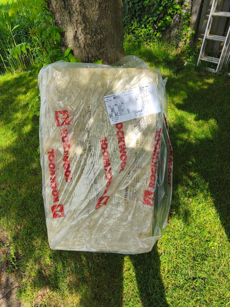Rockwool 70mm, 4 tot 8 cm, Nieuw, Steenwol, Ophalen of Verzenden