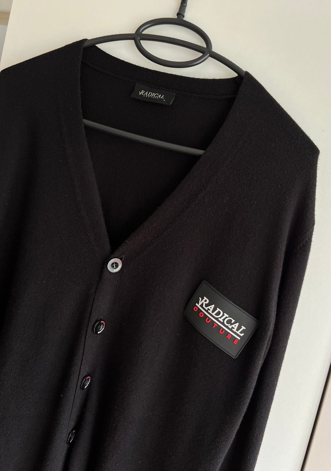 Maat L radical vest trui cardigan merkkleding, Ophalen of Verzenden, Zo goed als nieuw, Maat 52/54 (L), Zwart