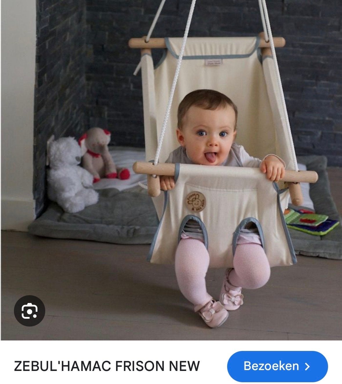 Zebul Hamac Kinderhangmat met zacht kleedje, Ophalen of Verzenden, Zo goed als nieuw, Overige typen