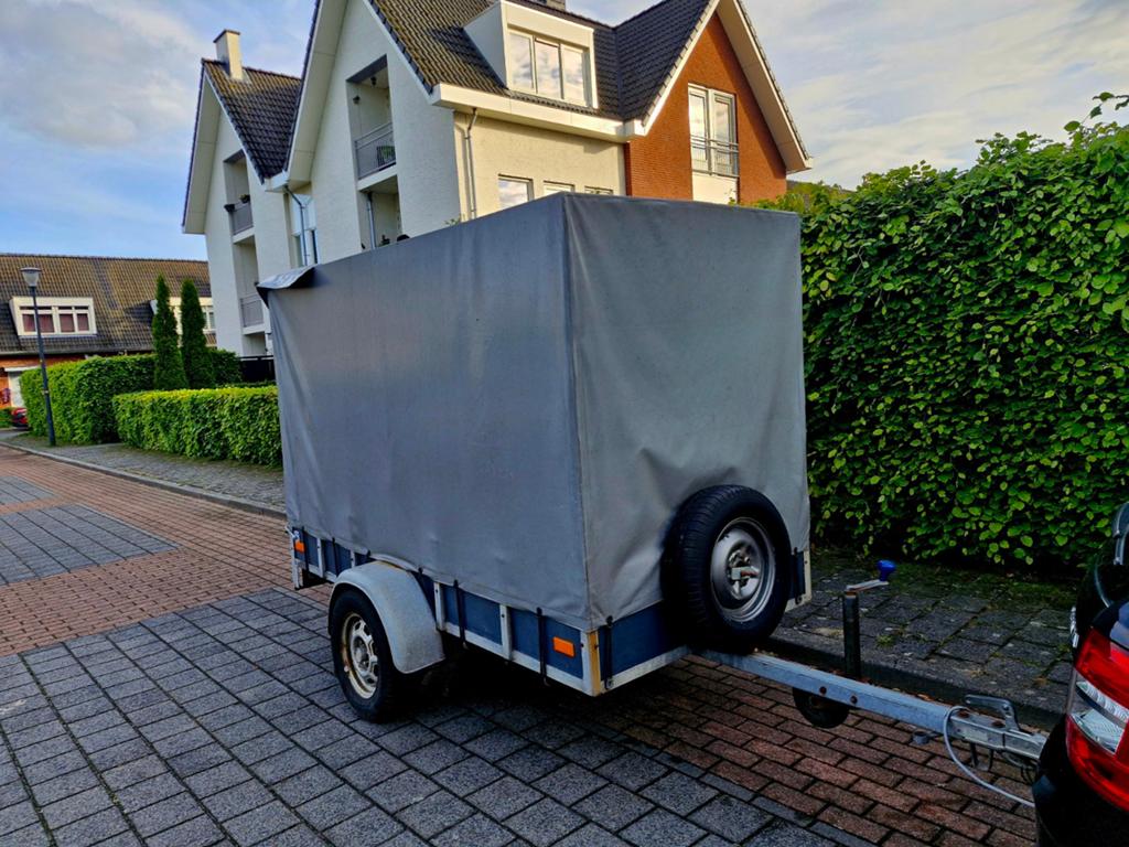 Aanhangwagen / Aanhanger met huif, Ophalen, Gebruikt