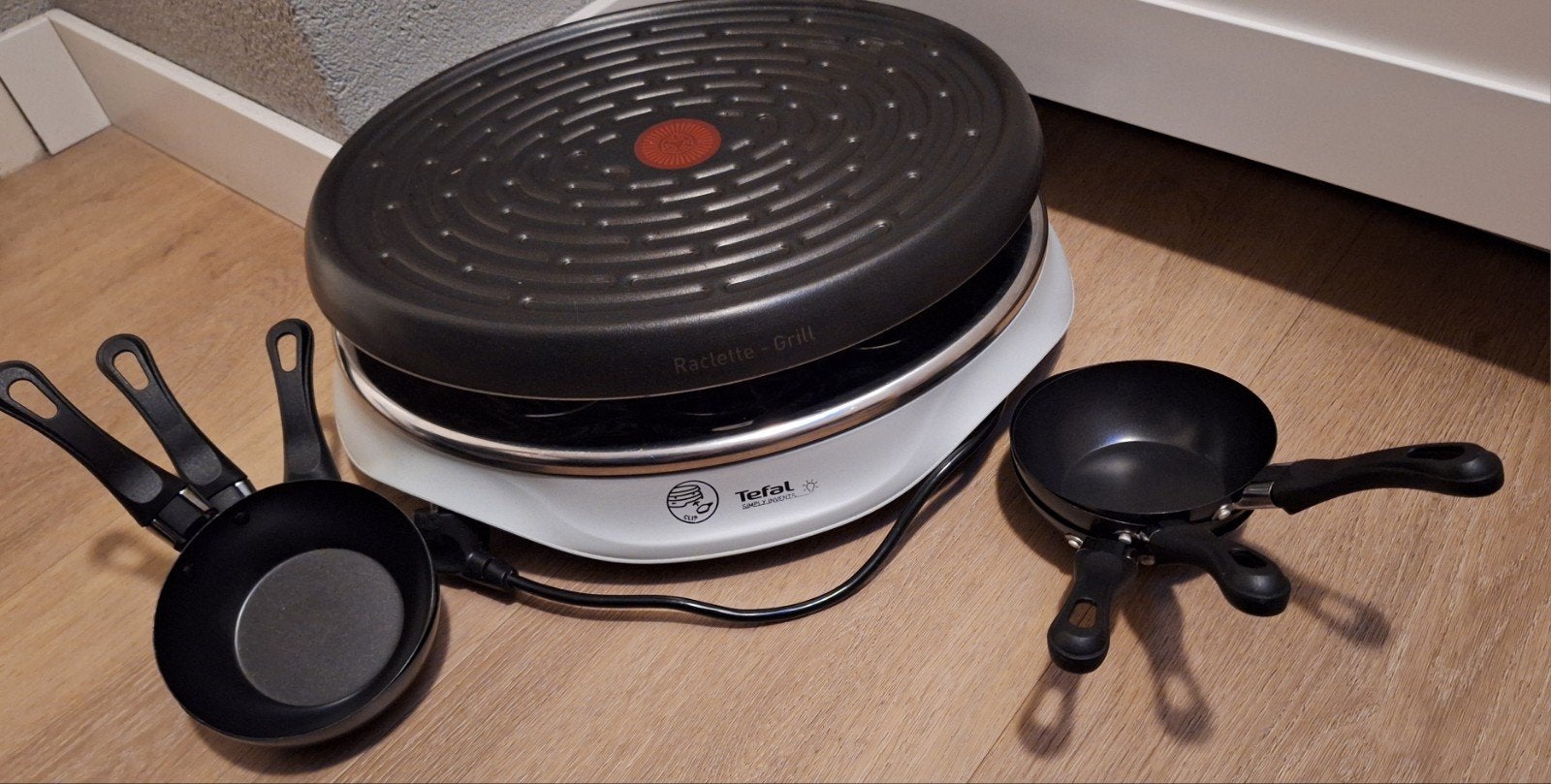 tefal gourmet, raclette nieuw 6 pannetjes, Ophalen of Verzenden, Nieuw, 4 t/m 7 personen