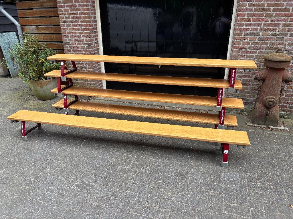 turnbankjes gymbankjes 245 cm (4 x) en 290 cm (1x), Maat 36 t/m 42, Ophalen, Zo goed als nieuw, Materiaal