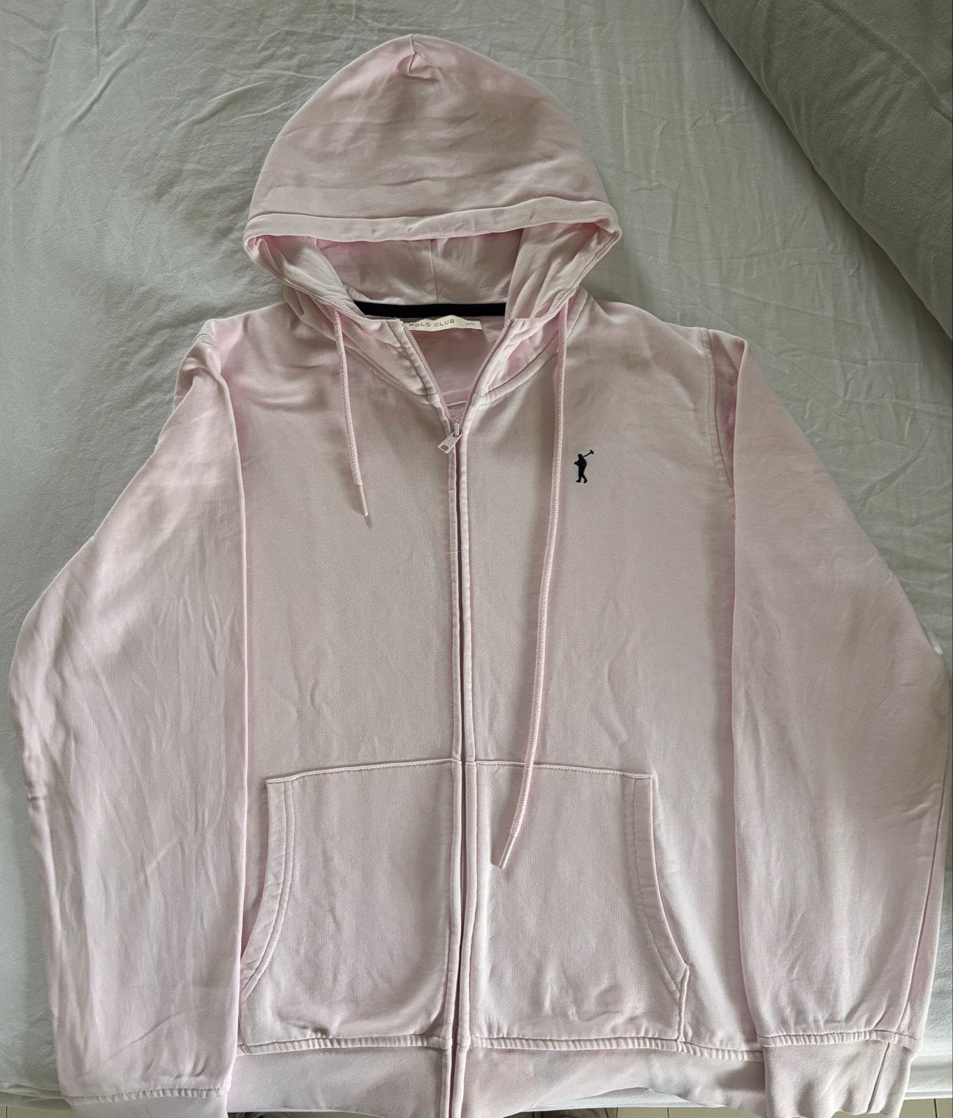 Roze Polo Club Hoodie met Rits - Maat XXL, Ophalen of Verzenden, Gedragen, Maat 46/48 (XL) of groter, Roze