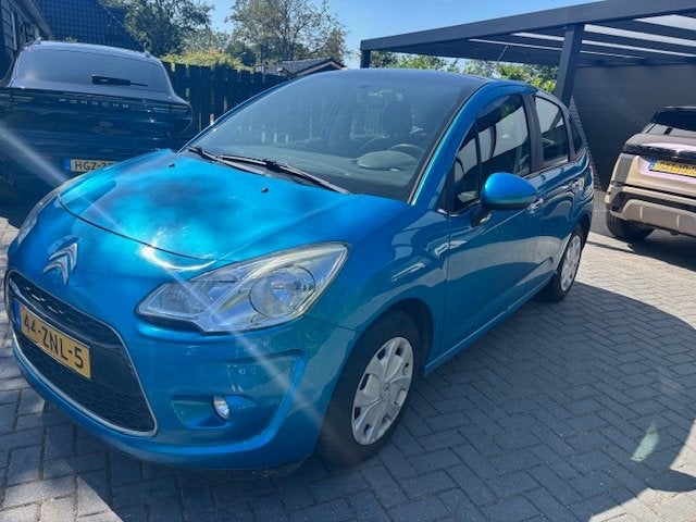 Citroën C3 1.2 VTI 5 DEUREN ELEC RAMEN 2013 BLAUW AIRCO, Auto's, Voorwielaandrijving, Euro 5, Stof, 40 €/maand