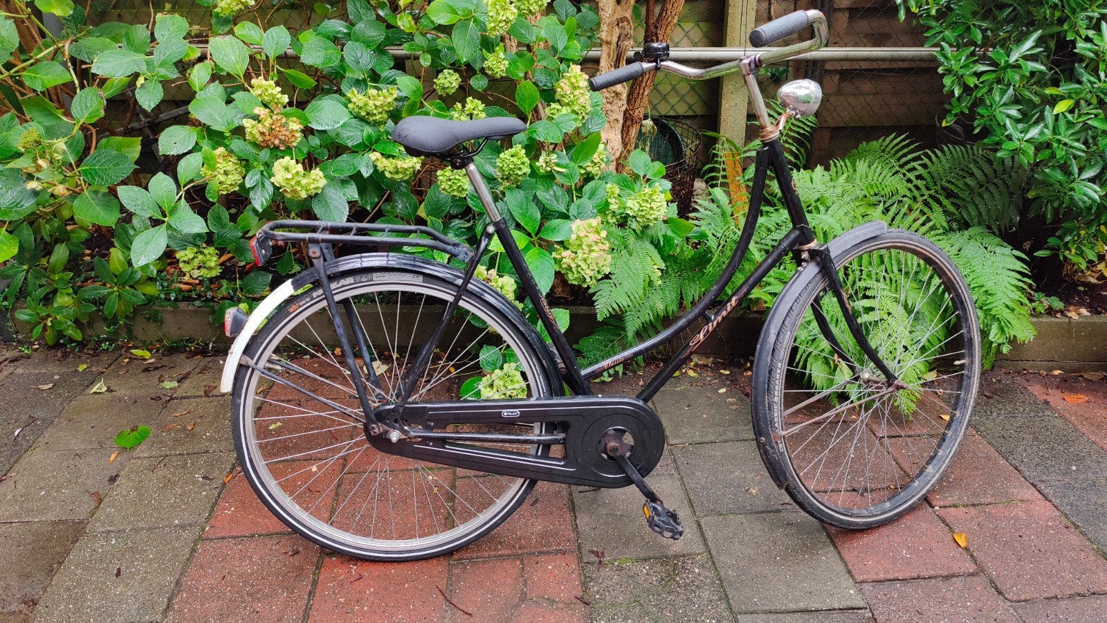 Klassiek omafiets, Terugtraprem, Ophalen, Overige merken, 53 tot 56 cm