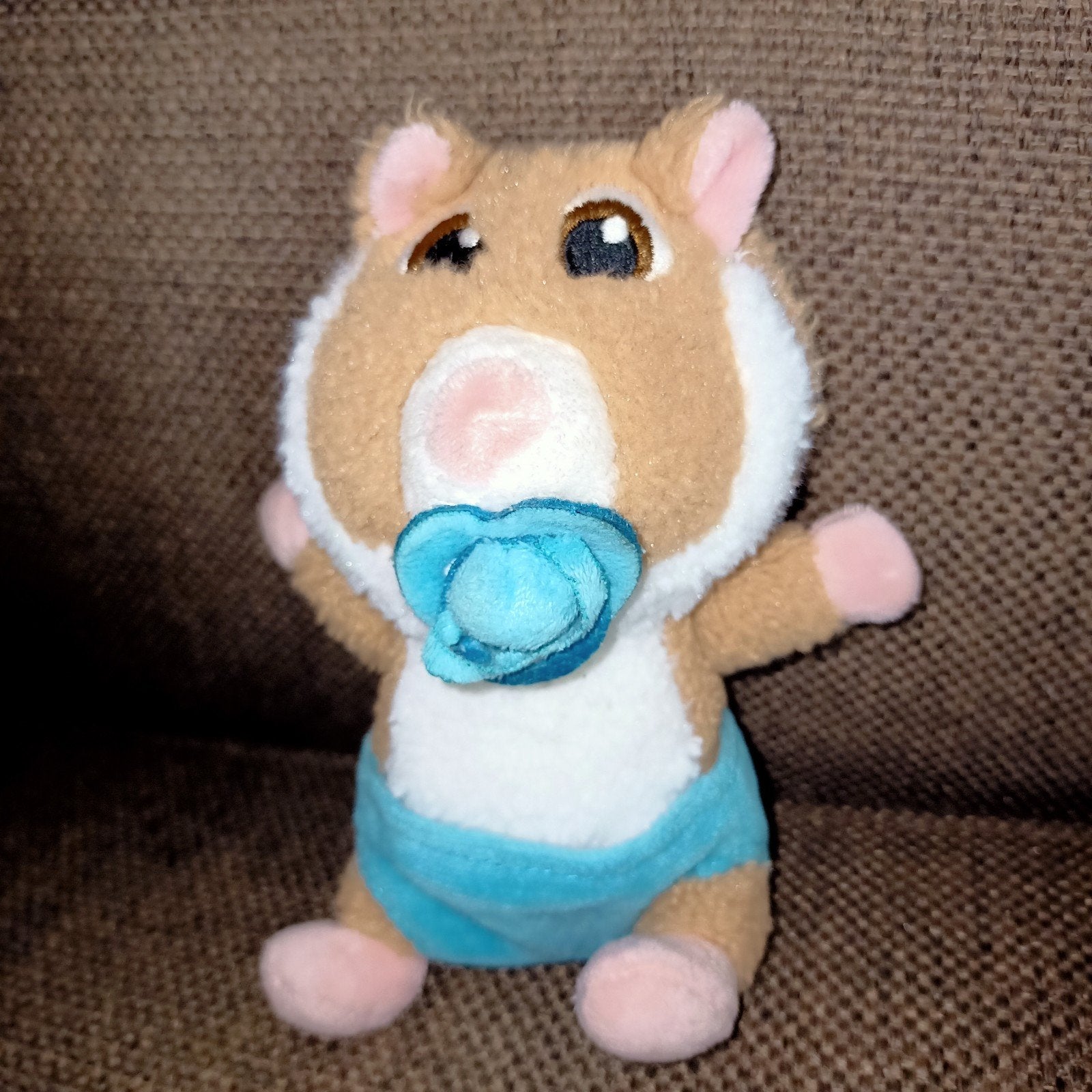 Albert Heijn hamster baby blauw., Gebruikt, Albert Heijn, Hamster, Blauw