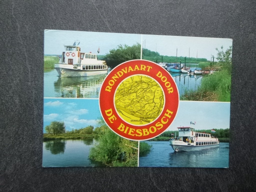 rondvaart door de Biesbosch/Zilvermeeuw, Ophalen of Verzenden, 1980 tot heden, Ongelopen, Noord-Brabant