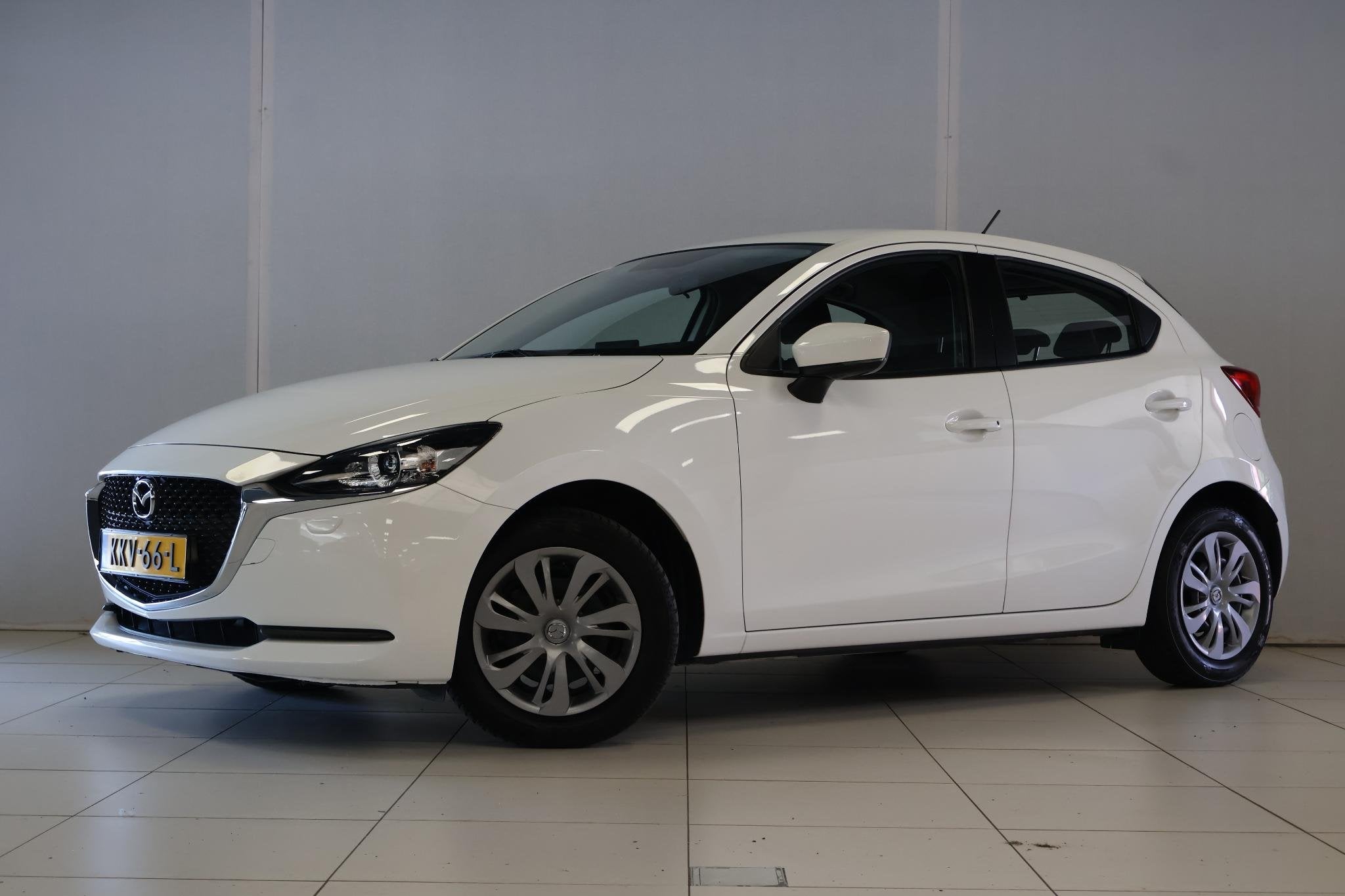 Mazda 2 1.5 Skyactiv-G, Auto's, Mazda, Stof, Gebruikt, 4 cilinders, Wit