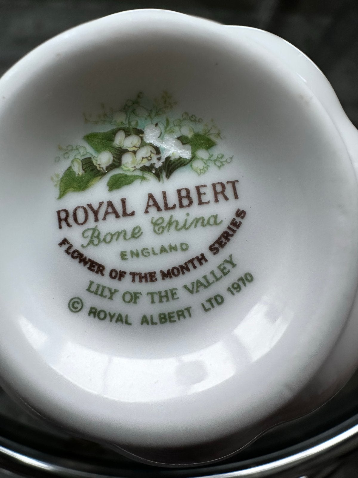 Royal Albert Flower of the Month Mei Lelietje-van-dalen Kop, Ophalen of Verzenden