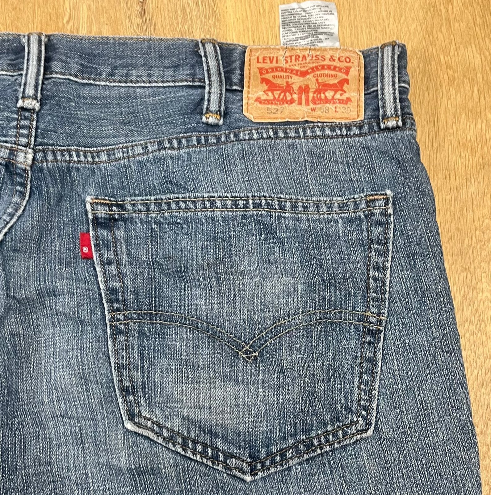 Levi’s 527 bootcut jeans blauw - Maat W38 L30, Ophalen of Verzenden, Zo goed als nieuw, Blauw, W36 - W38 (confectie 52/54)
