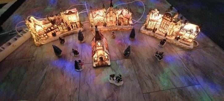 Mooie kerst dorp, Ophalen of Verzenden, Zo goed als nieuw
