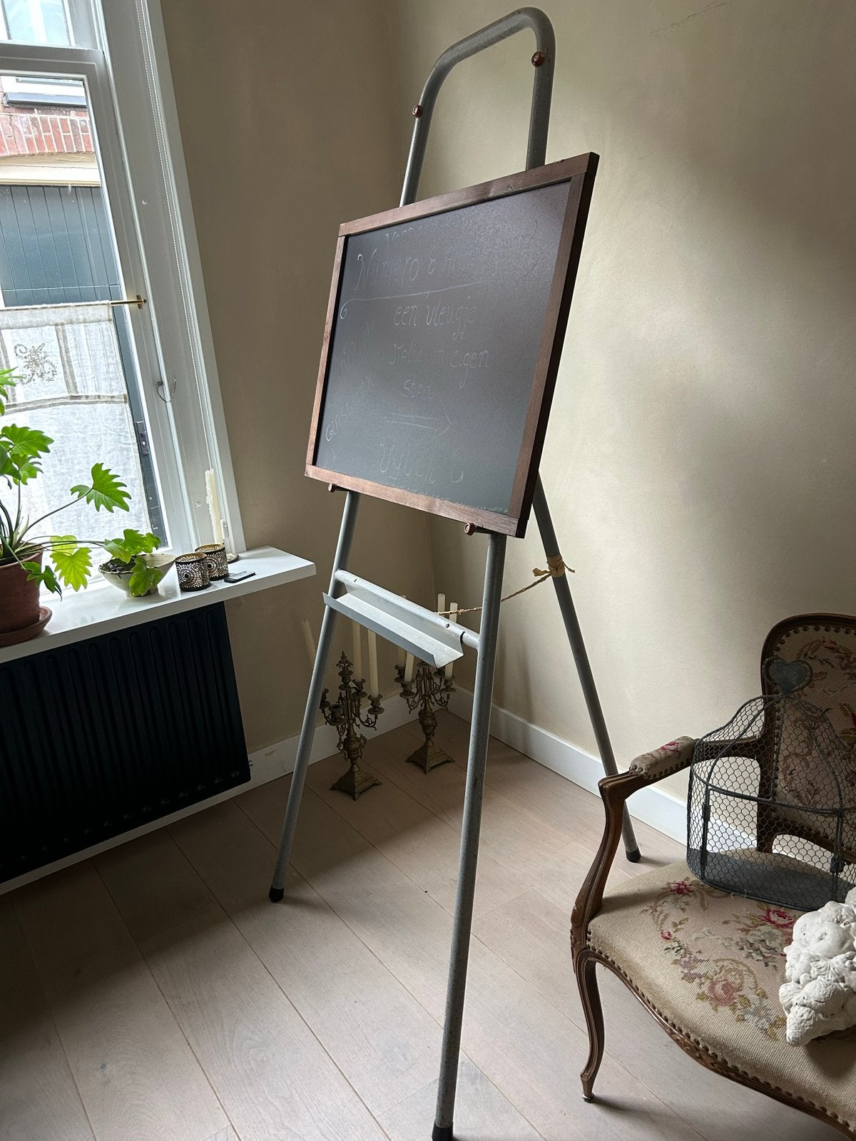 Stevige standaard voor schoolbord of schilderijen, Ophalen of Verzenden