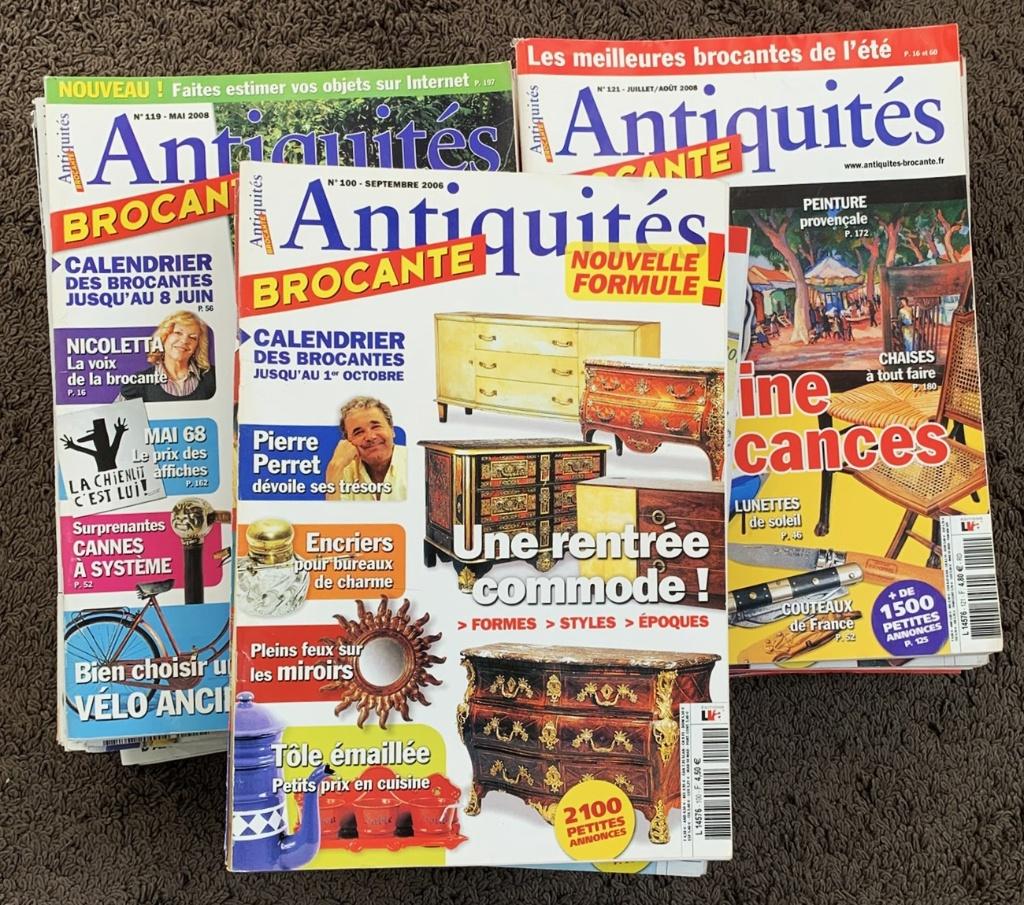 60 exemplaren van Antiquités et Brocante, Antiek en Kunst, Curiosa en Brocante, Ophalen